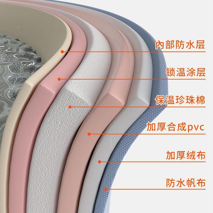 泡澡桶桶大人叠无品牌/折扇形洗澡桶用沐浴三角家转角浴缸成人淋