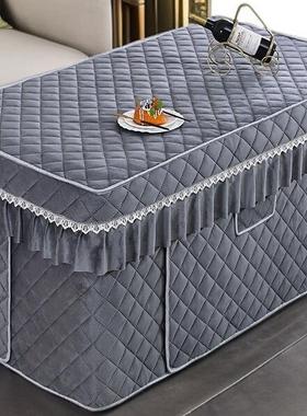 罩电炉罩新款烤火罩加厚绒加48202烤火被子长取暖炉桌烤火桌子罩