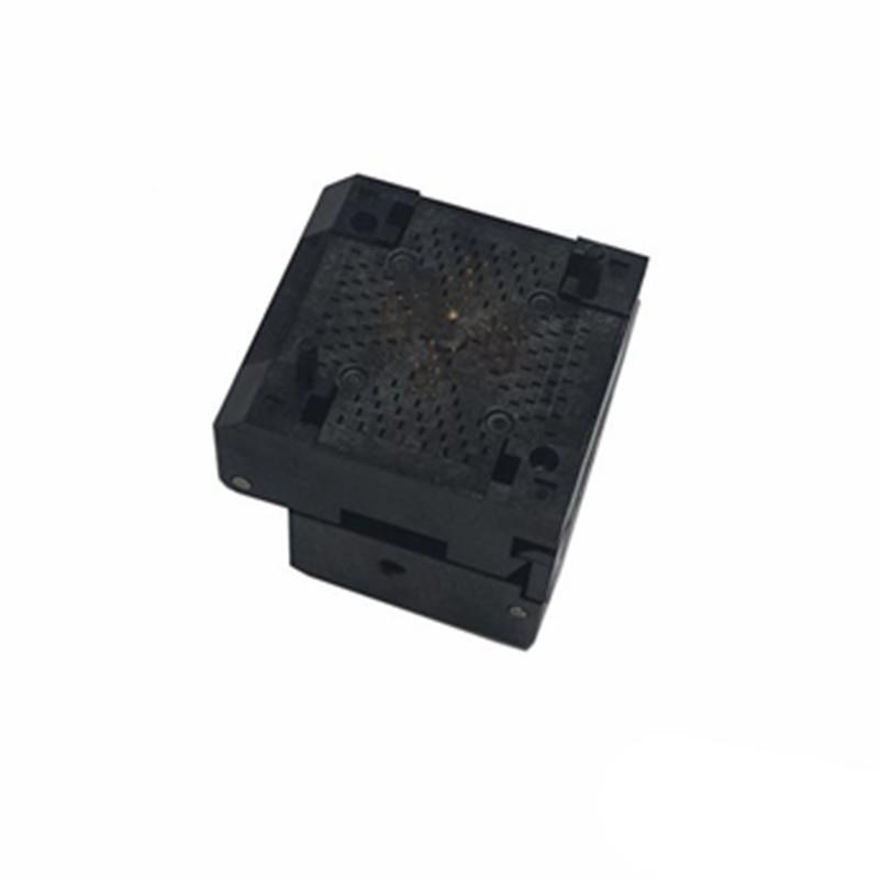 HMI片LU厂家QFN20-TZN0.5盖弹测翻试座4X4芯片老N化QF20编程座