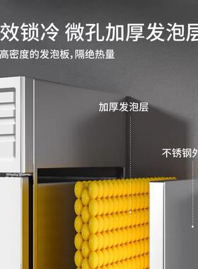 门冰柜冰箱商用四开冷门4藏冷冻柜厨60963房立式开门冷柜六门冰四