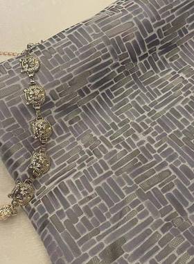 源头厂家沙布23932艺沙发提花面料奢高华样板间窗帘布代现档发垫