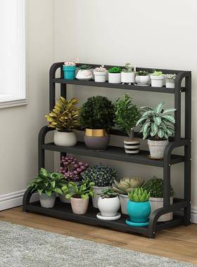 厅铁艺花架子置阳台客落地式户外简盆约62614多层多肉植物物室内