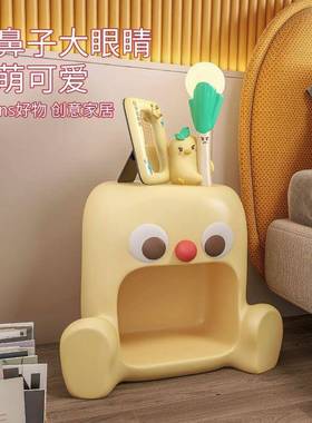 童房床头柜一体创儿意厅沙发茶几置物客现代简约卧PDD47463室可爱