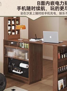 高端吧11049台子桌小户几型厅伸缩移动一体餐边柜隔断柜客多功能