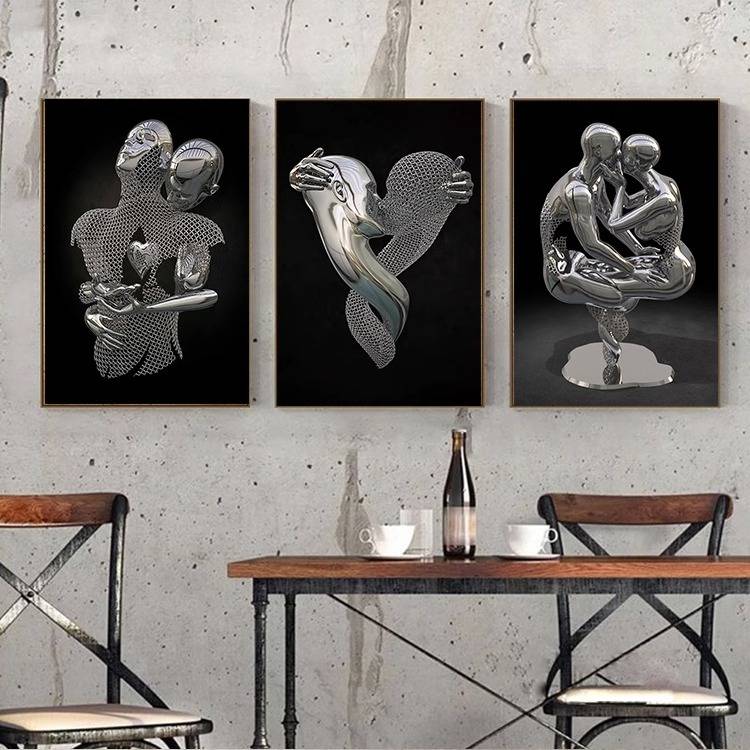 酒吧卫生间装饰画酒店客厅沙发KTV洗手间美女挂画夜店厕所壁画图片