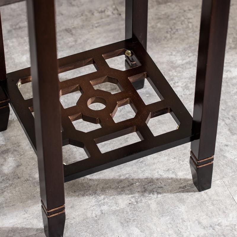 花吊架子室EMU内花台花架盆客厅落地式兰架仿古花物几中式竹花架