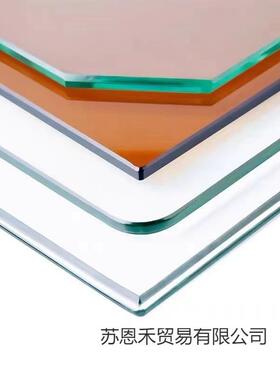 钢化玻璃玻桌25677面餐垫桌茶几璃面电视柜台面耐高方温桌长形圆