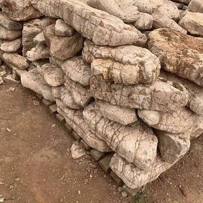 纹石假山石园河林QIZ然石假山流水瀑布道龟护坡厂家直销景石天石