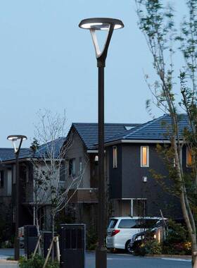 户外5庭院灯3米3.园35932米现代风林小区亮现代道路照化明景观灯