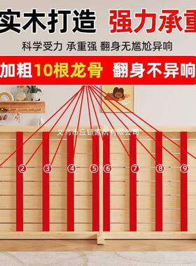 实木可折易叠小床拼装大床午儿童52323小床休单人床简儿出租房童