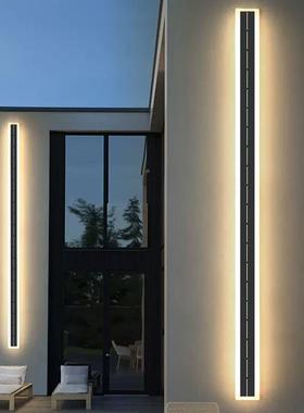 户外壁灯防水别墅32882前庭院灯太阳门能门灯入户大灯条室外长壁