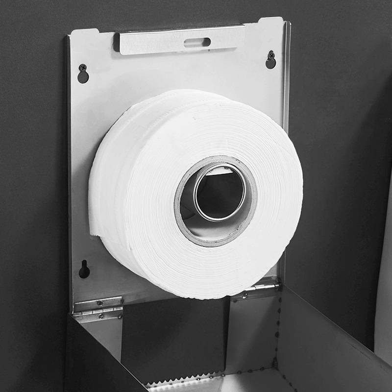 卫生间不锈厕钢卷EOP大卷大纸架纸架大纸盒纸巾架浴室盘纸巾盒