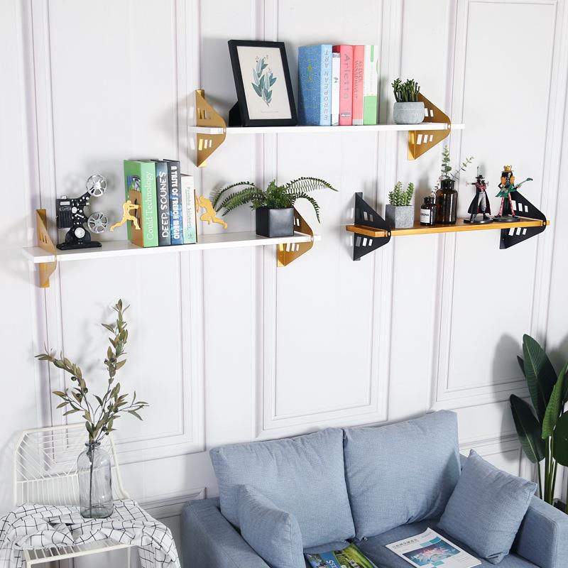 木上墙置物架墙上陈不列占空实GXU间三角稳定受力结构固置物牢架