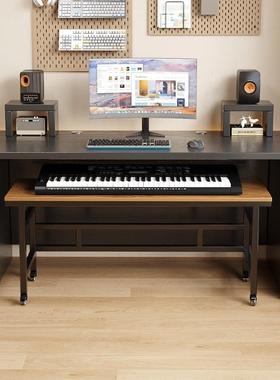 强承重子琴桌电电钢琴琴通39165用型88键6键1可架移动键盘架家用