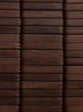 实木相质感榫黑胡桃圆36707角弧圆画框洗照片做成框摆台人工精细