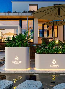 户外铁外花架广场别墅艺露天花坛室XJHX0322种植售楼部步行街带夜