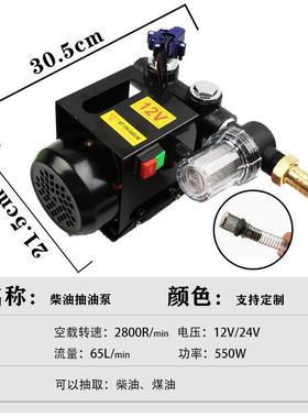 动抽油电泵大OEN功流率550W柴油抽油泵直自泵手提吸式抽油泵交流2