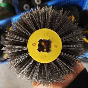 工磨料刷-0业毛辊滚筒刷尼刷龙丝刷辊磨料毛丝心毛刷辊空清洗抛光