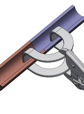 U型钳大力JPI对板焊薄焊接