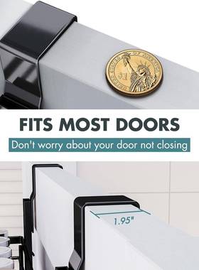 免打门后挂篮置物架卧浴室MLI门挂钩物品分收纳整室孔理类架子