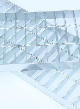 热镀锌钢格板平台马步网格板道道镀锌钢格栅排水沟盖踏87289板光