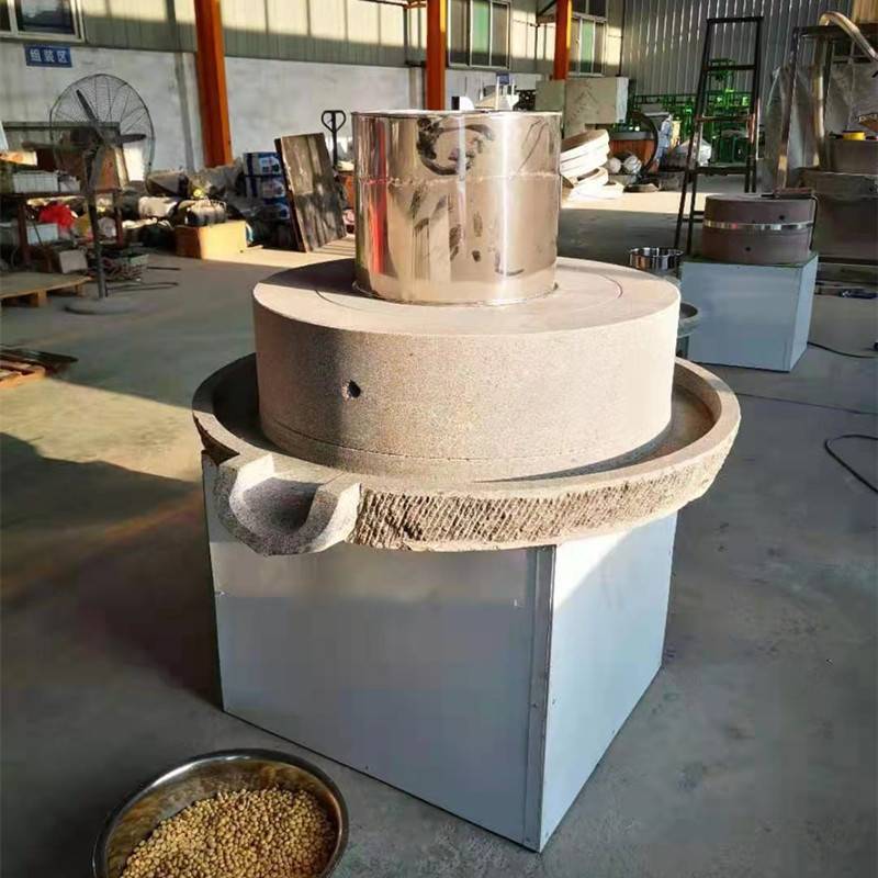 1米杂粮磨面机自然石头电动石磨机豆浆米浆玉米汁研磨机价格图片