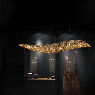 意大饭厅利2035水晶吊灯厅长形艺酒店大堂装 饰术前台吧台埃及进口