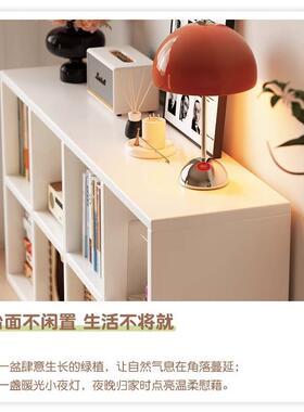 实木飘窗书置架物架落地38135格子柜子客厅家用柜储物柜童书本收