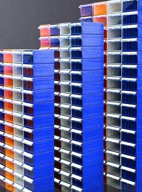 组式零盒件盒塑料28797抽屉式电子元件螺物料盒工具盒五金丝收纳