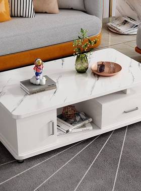 式圆视角茶几23638欧客厅茶桌家用防大石电柜组合现代简约小户理