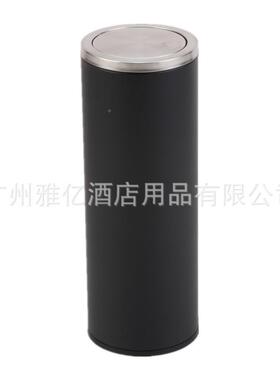 酒店大立式不翻盖圆形带烟灰缸果皮桶大号港堂73610式桶锈商钢用垃圾桶