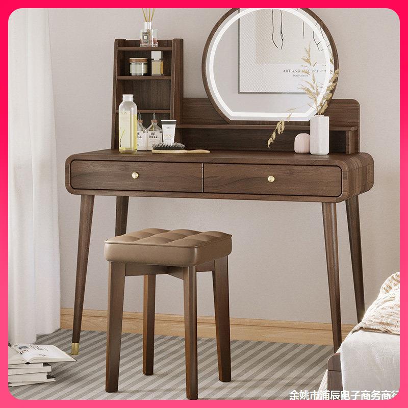 3YN家实木腿餐椅客厅软包G实木凳餐YMM子可叠用放桌凳梳妆凳轻奢