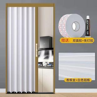 铝全合金折叠隔断门拉隔防水火隔音厨热房卫生间推卧56室阳台门