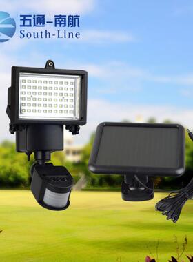 出口6LED阳能红太外0线人体感灯泛59749光灯路灯过道应灯别墅灯彩