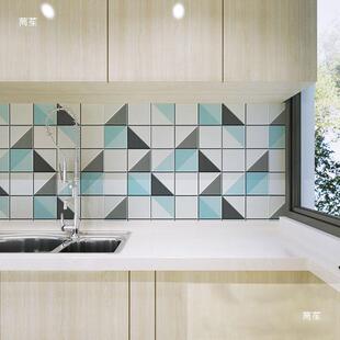 马赛克墙贴翻vpc壁式tlznfg%%纸韩瓷砖贴家具新贴灶台防油贴纸