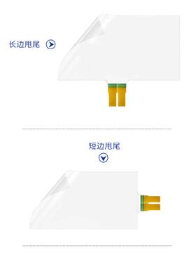 触摸膜纳米透2寸电容7膜金明属网格打62375印铜工艺防水多点触摸