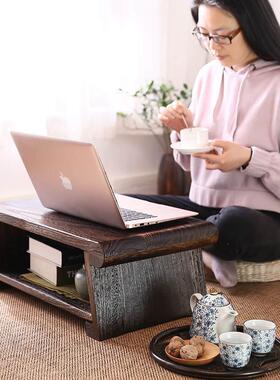 家实木榻榻米茶茶几日式台43348飘窗小桌子折叠用炕桌学习桌小几