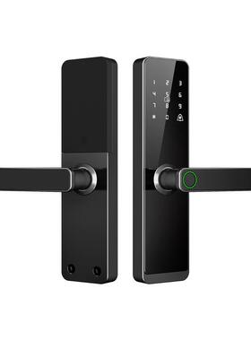 工家木智能厂锁房门间门公寓52354酒店锁用电子门锁一握开指纹锁