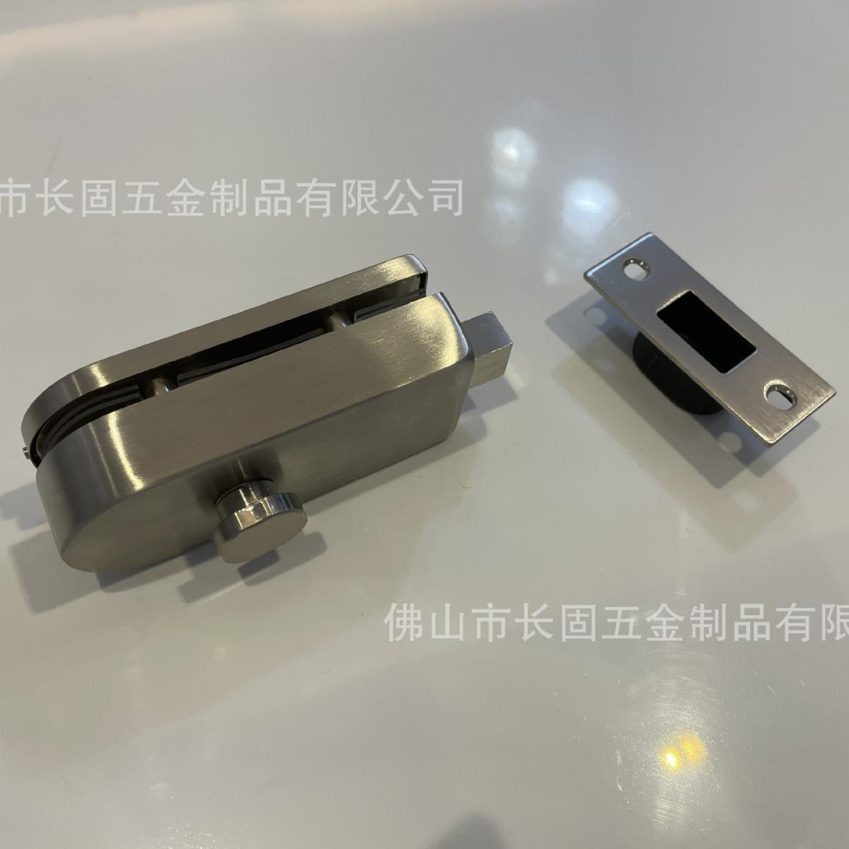 玻固ST-I001不锈钢玻璃插销长单开YXA门门用插销璃门锁