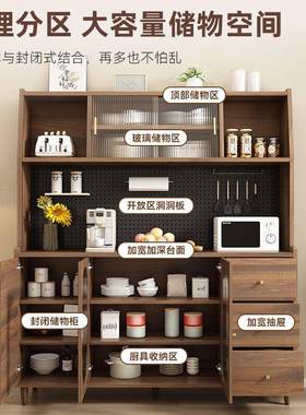 实木餐墙17575边靠一体客厅家用橱柜储物柜代简约橱柜柜酒柜玄现