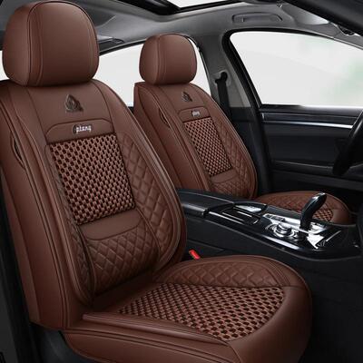 20套25汽车坐垫四季通用冰丝坐全包60445纳帕皮座垫透气夏季专用