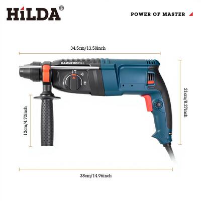 大功率电锤电电镐家用工具多级功能工业击钻冲配件组合96052钻套