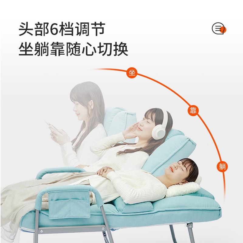 9L躺椅可折叠午休电YHEA脑公椅家用靠背睡椅办室午懒人沙发宿舍椅