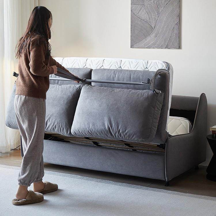 高端沙床小户型带床垫可折叠客厅书房阳2台发多无品牌/功能双人05