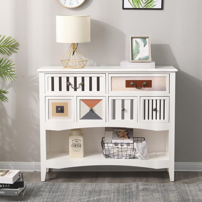 实木斗柜入户玄关客柜简约收现代纳RLM柜厅靠墙抽层屉柜家用多储