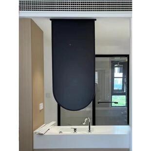 d!天子花板形悬挂30288拱吊镜干区过道吊顶洗手台空吊镜悬镜带灯