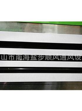 出口线槽防口雨铝合金百叶21452风口固式线槽可型风定单层调百叶