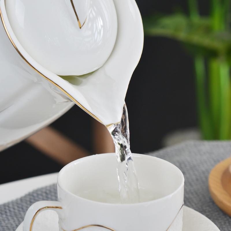 陶瓷凉水水壶大家容耐量用高温套装欧式茶壶开夏季冷Mezya3hA水壶