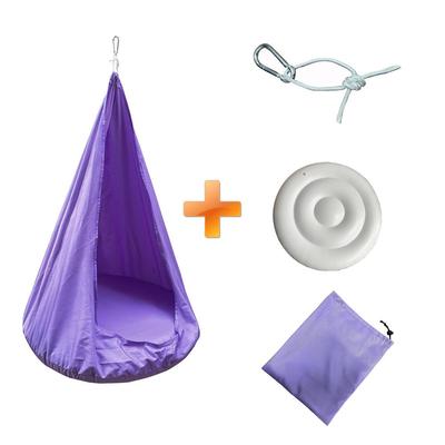 气儿童新款一米充气垫吊床便秋千易操作携带室内79700户外充气吊