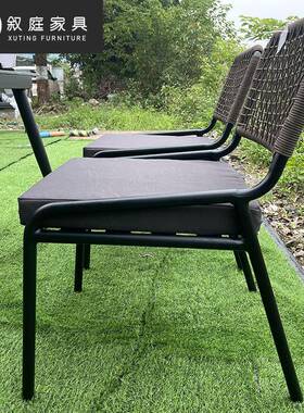 户外庭院桌椅22-5-10-组合室外闲别墅露台小茶几阳藤三件台套简约